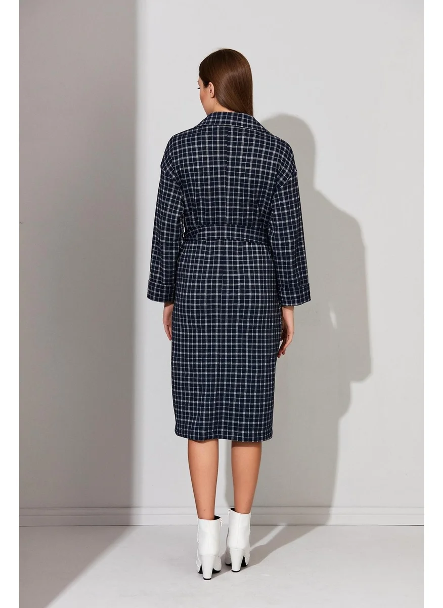 Alexander Gardi Belted Unlined Coat (B22-21800)