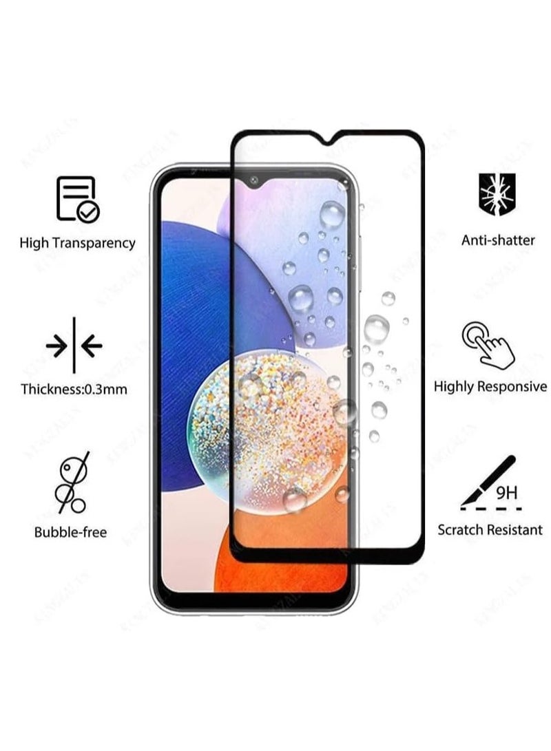 MIGOFAST Samsung Galaxy A17 / A16 / A26 / M16 / F16 Tempered Glass Screen Protector full Glue Screen Glass Anti-shatter 9H Hardness Scratch Proof for Samsung Galaxy A17 / A16 / A26 / M16 / F16 - Image 2