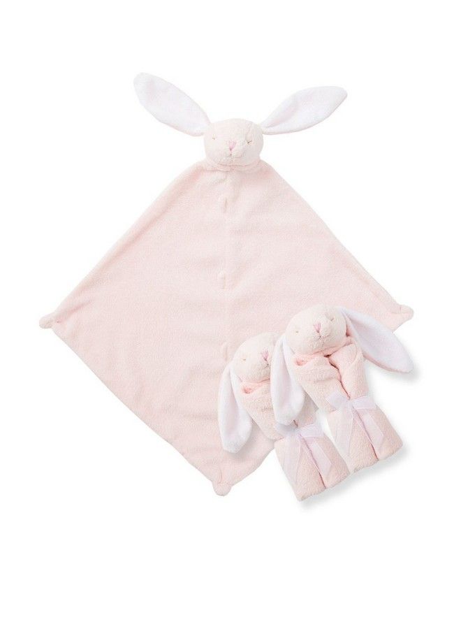 Angel Dear Pink Bunny Pair And A Spare Blankie Set - Image 3