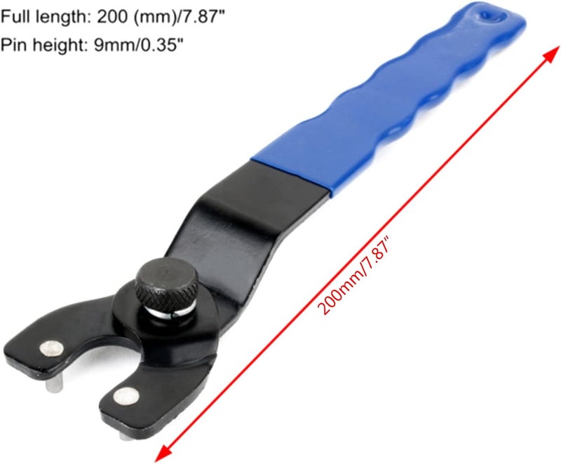 Adjustable Angle Grinder Key Pin Spanner Plastic Handle Pin Wrench Spanner Home Wrenches Grinder Repair Tool 8-50Mm - Image 4