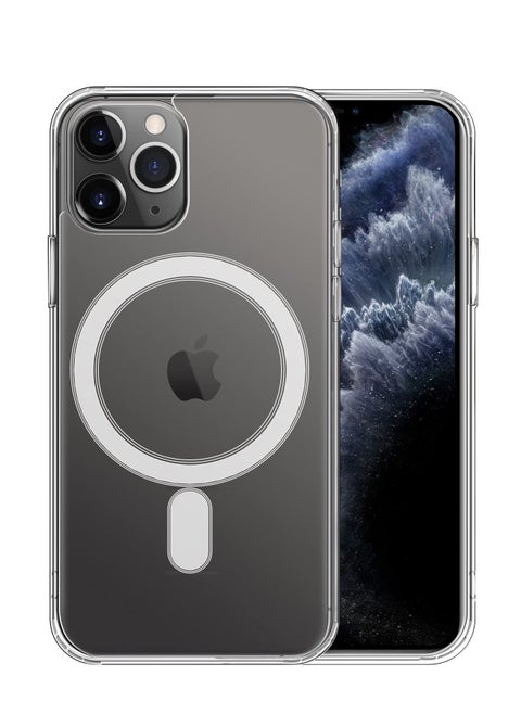 iPhone 11 Pro Max Clear Case with 4 Corners Built-in Protective Cushion Anti-yellow Anti-collison Transparent Cover for Apple iPhone 11 Pro Max 6.5 inch