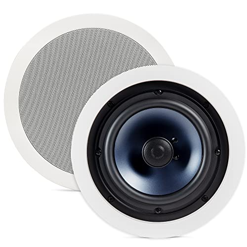 Polk Audio Wired US RC80i 2-Way in-Ceiling Speakers - White - Image 1