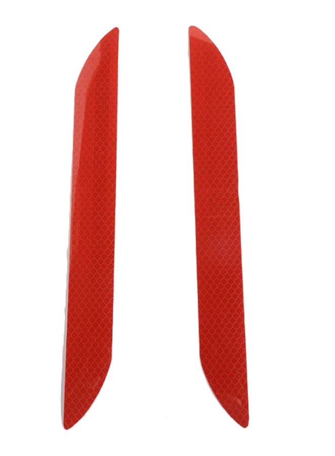 NIBEMINENT 2-Piece Reflective Warning Strip Sticker Set