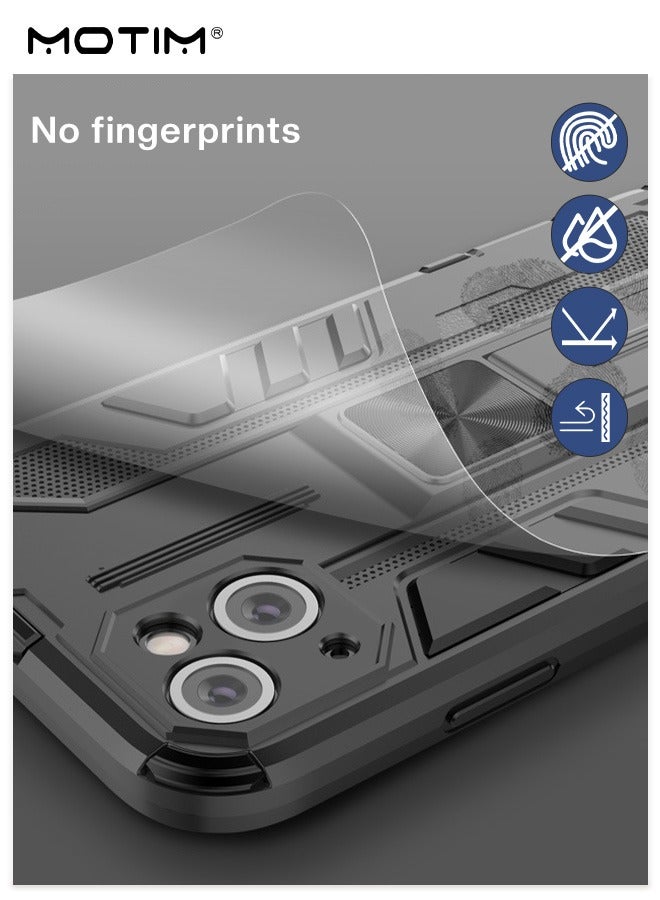 Motim Case for iPhone 14 Pro/14 Pro Max MLT Grade Heavy Duty Protective Kickstand Cover with Magnetic Car Mount Holder - Image 3