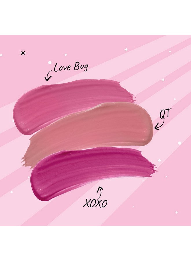 MyGlamm POPxo Makeup Collection, Pretty Mess Mini Lip Kit Lipstick, Crème Finish Paraben-Free, Long Lasting Formula Cream, 3-in-1 Combo, 2.5 g - Image 3