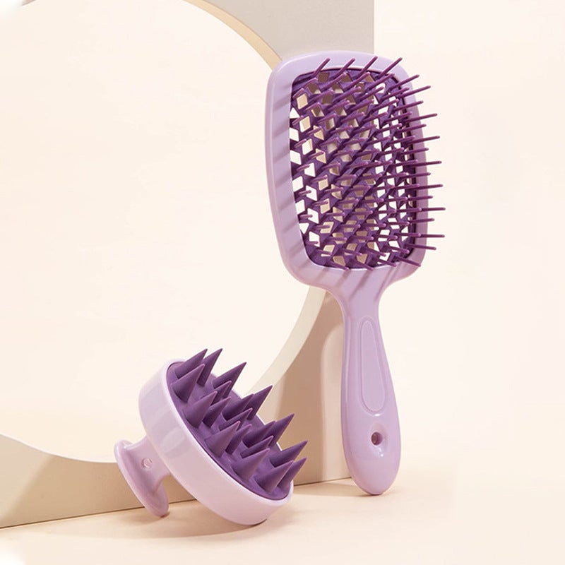 WU Best-Selling Spray Bottle Massage Hairbrush for Styling & Coloring - Women's Hair Volumizing Tool - Image 1