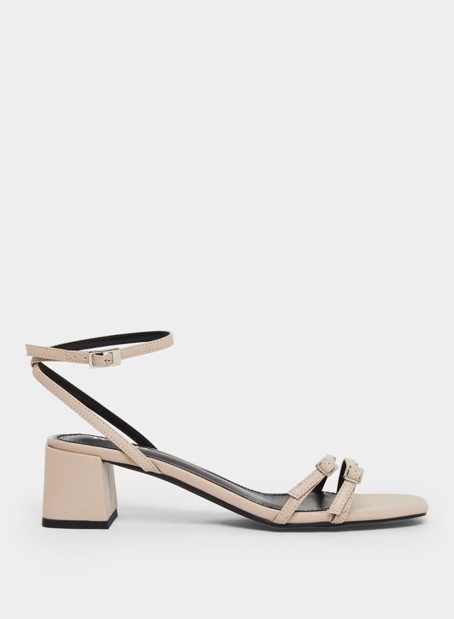 RAID Zinia Block Heel Sandals with Ankle Strap - Image 1
