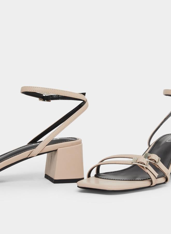 RAID Zinia Block Heel Sandals with Ankle Strap - Image 3