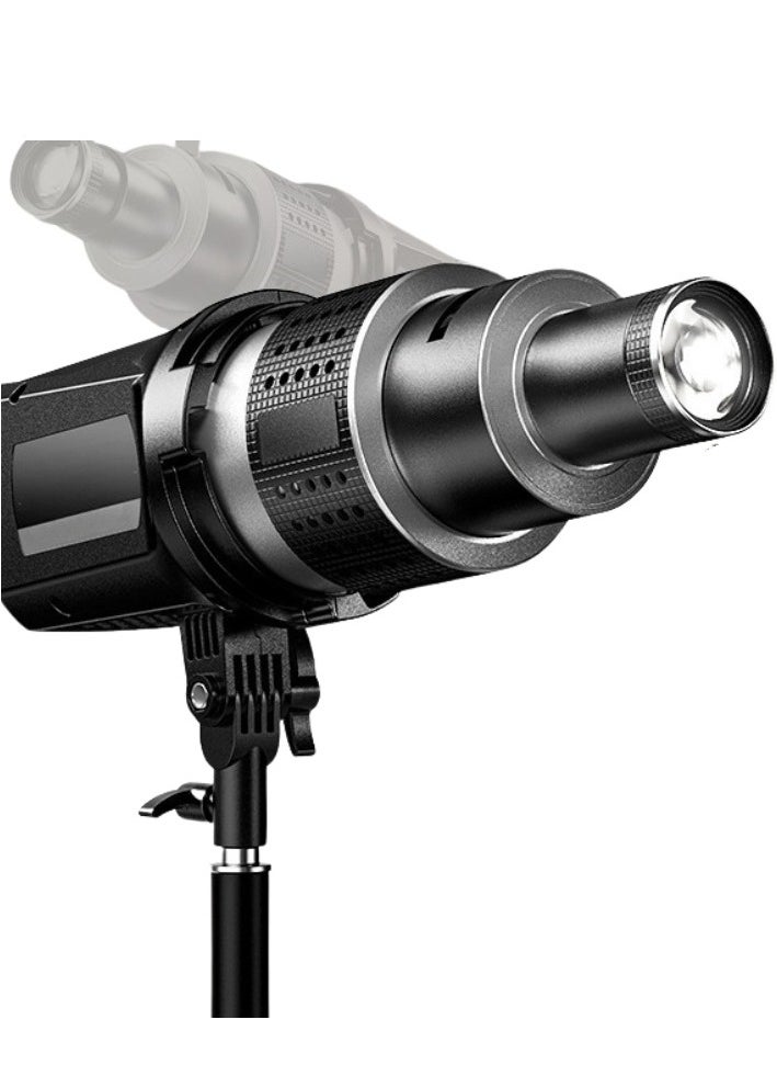 Generic Flash Snoot Conical Lens, Video Artist Modelling Shape Photo Studio Light Kit, with Optical Spotlight Lens 35 Gobos  - Image 2