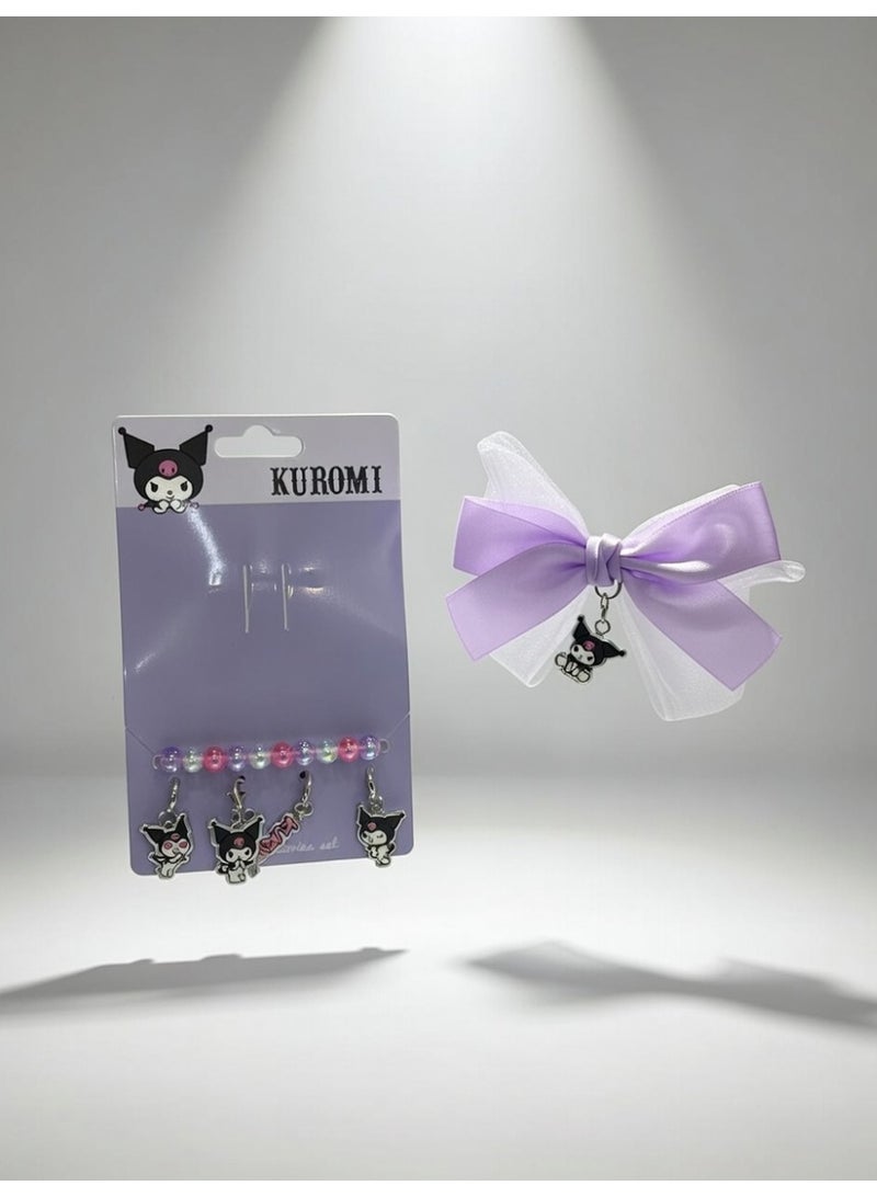 kuromi كورومي | مجموعة إكسسوارات الشعر - Image 2