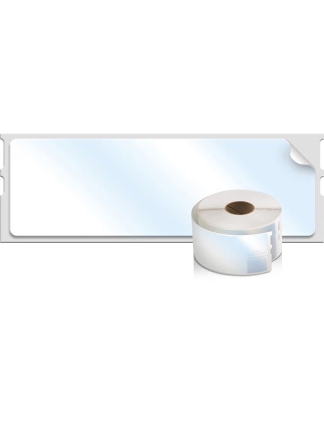 Dymo Authentic LW Clear Mailing Address Labels, DYMO Labels for LabelWriter Label Printers, 1-1/8" x 3-1/2", 1 Roll of 130 - Image 4