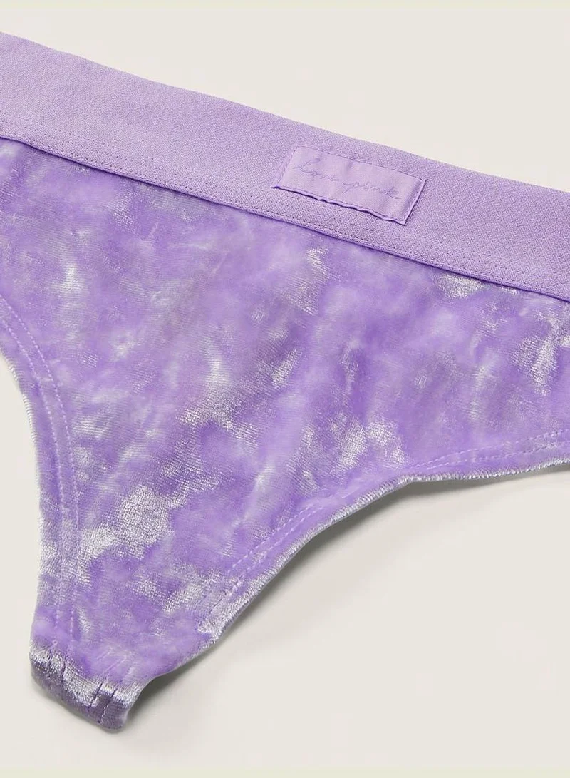 PINK Velvet Thong Underwear