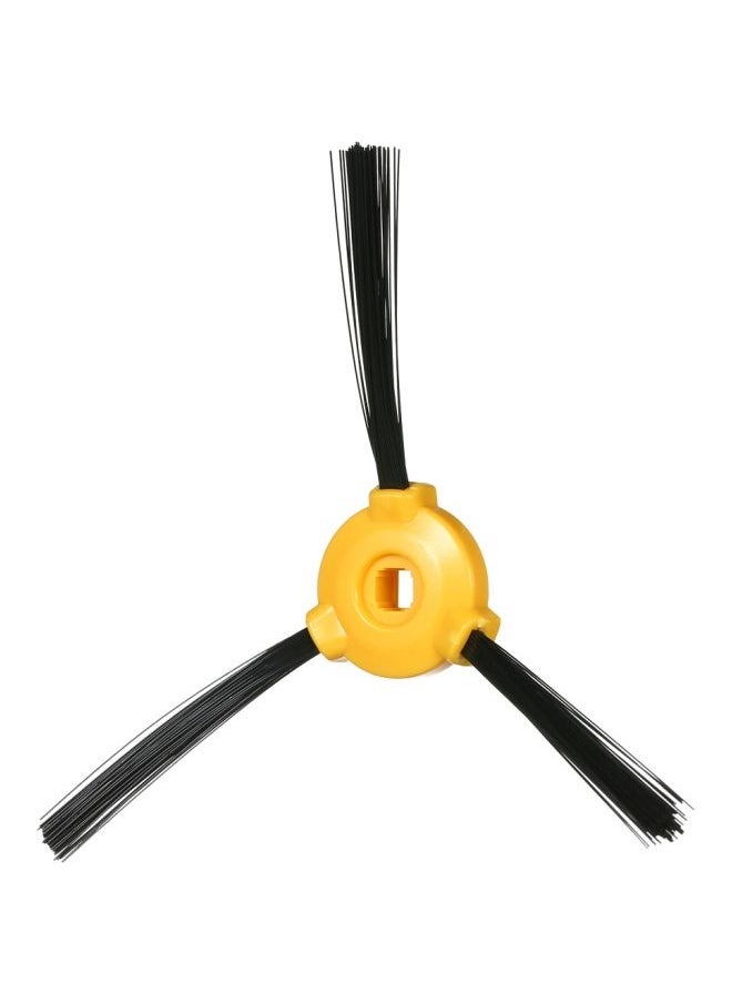 Generic 10-Piece Replacement 3-Armed Side Brushes For Ecovacs Deebot N79 N79S Robotic Vacuum Cleaner H22455-10 Black/Yellow  - Image 4