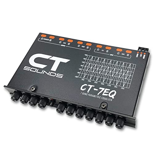 CT Sounds CT-7EQ 7 Band 1/2 Din Parametric Car Audio Equalizer - Image 4