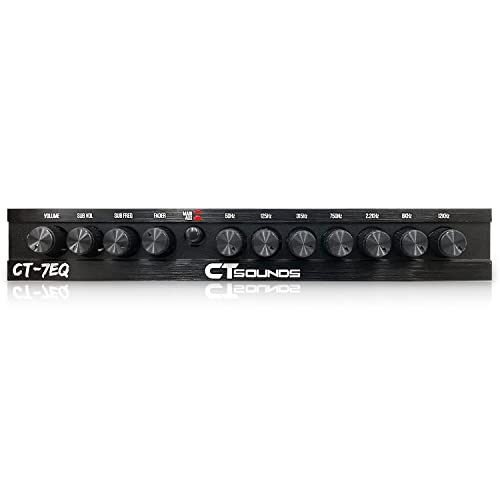 CT Sounds CT-7EQ 7 Band 1/2 Din Parametric Car Audio Equalizer - Image 3