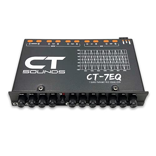 CT Sounds CT-7EQ 7 Band 1/2 Din Parametric Car Audio Equalizer - Image 2
