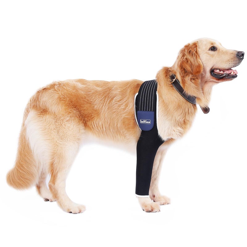 LufeLux Dog Front Leg Sleeve, XLarge, Comfortable, Breathable Material, Adjustable Elastic Band, for Hot Spots, Wounds, Bandages - Image 1