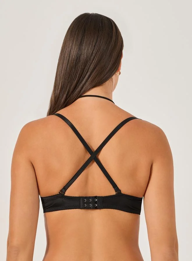 Styli Styli Padded Wired Bra with Centre front Adjustable Strap