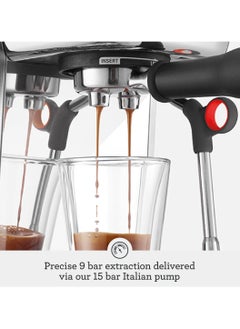 Sage Bambino Plus - Compact Coffee Machine with Automatic Milk Frother, Brushed Stainless Steel - UAE Version, 2 Year Warranty  - Image 3