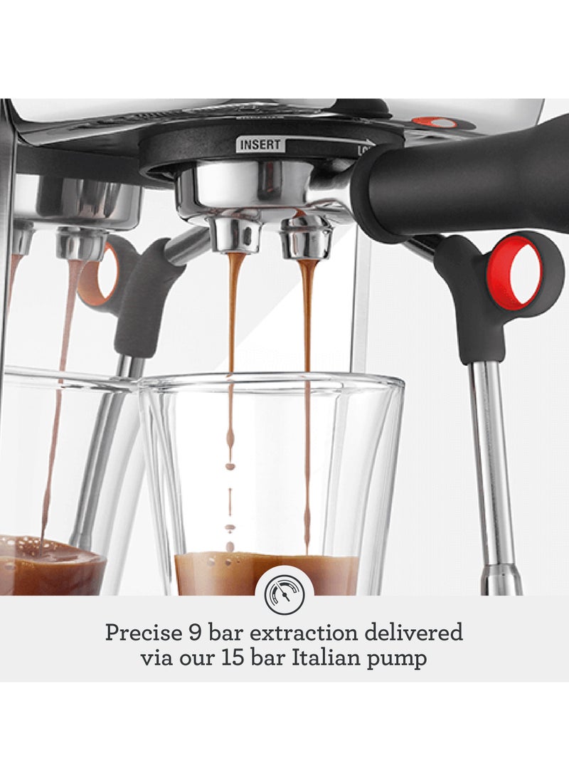 Sage - Bambino Plus - Compact Coffee Machine with Automatic Milk Frother, Brushed Stainless Steel - UAE Version, 2 Year Warranty - Image 1