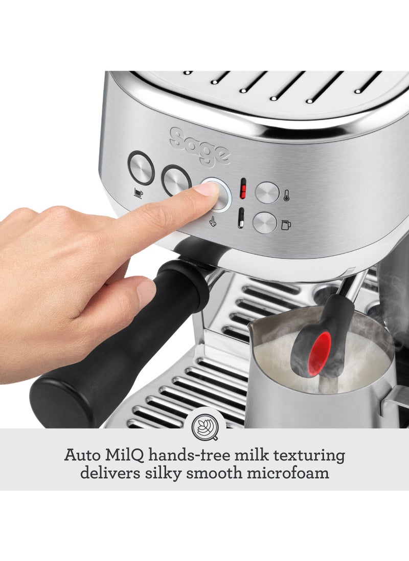Sage - Bambino Plus - Compact Coffee Machine with Automatic Milk Frother, Brushed Stainless Steel - UAE Version, 2 Year Warranty - Image 1