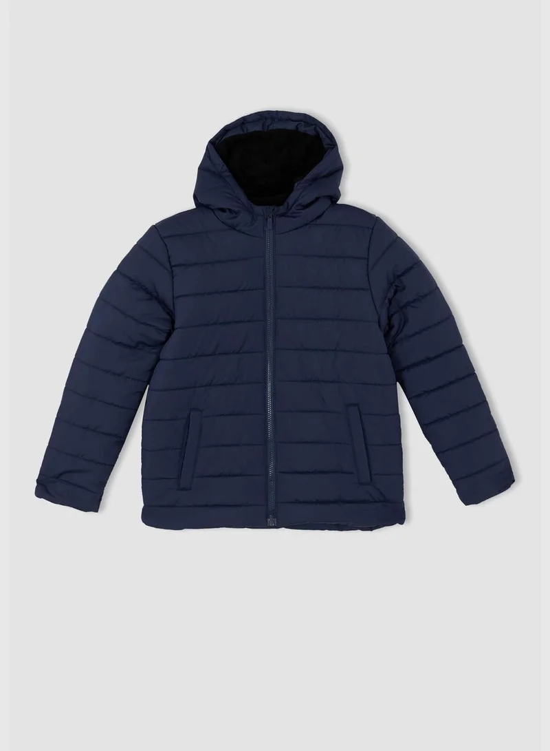 DeFacto Boy Regular Fit Hooded Long Sleeve Outer Wear Jacket
