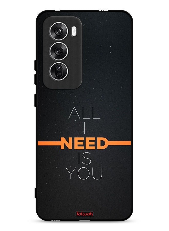 Tolwak Oppo Reno12 5G Protective Case Cover All I Need Is You - Image 1