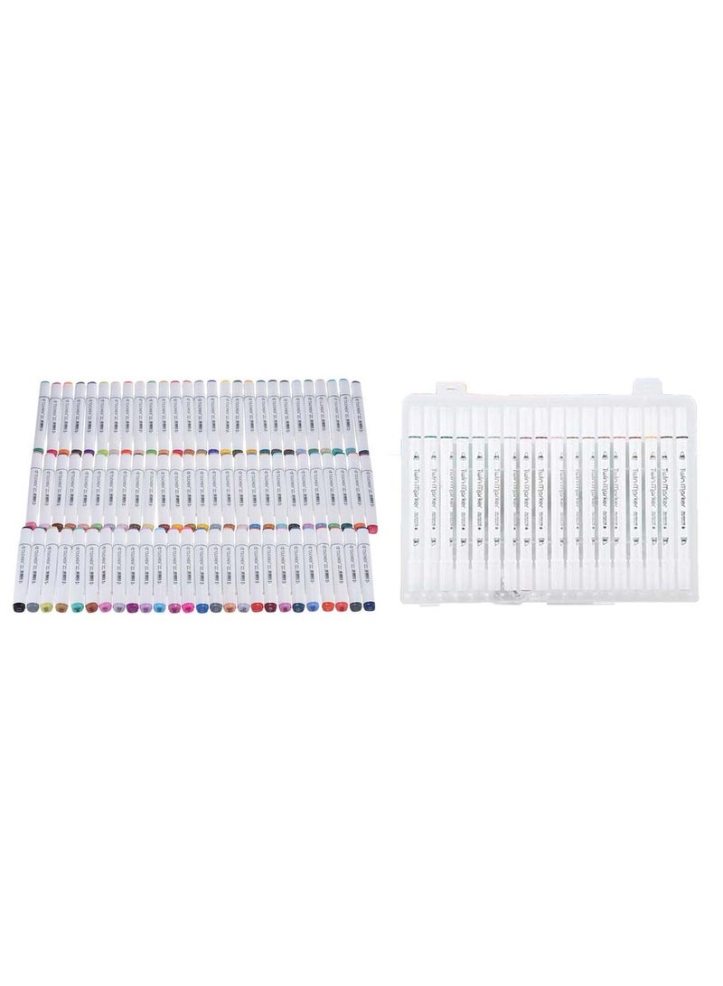 Huitich Acrylic 80-Color Marker Set - Image 1