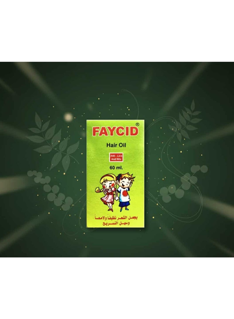 fay beauty Faycid Hair Oil Anti lice And Nits 60ml - Image 4