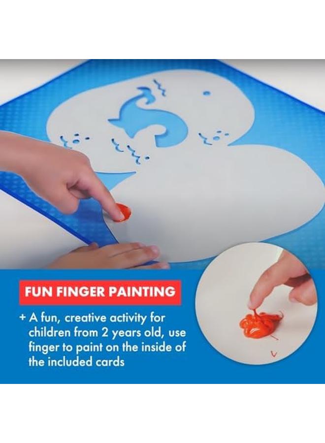 Maped Creativ My First Finger Paint 10 Piece Kit In Reusable Carrying Case 907004 - Image 3