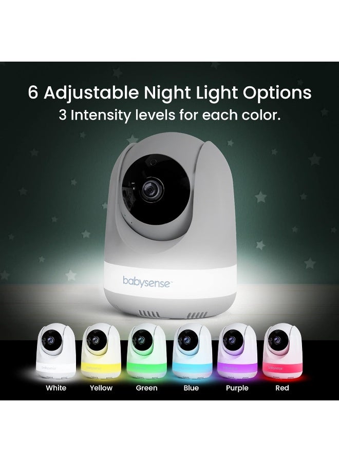 بيبي سينس 5.5â€ 1080p Full HD Split Screen Baby Monitor - Image 2