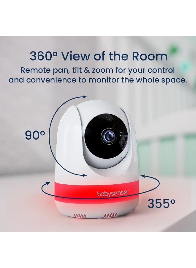 بيبي سينس 5.5â€ 1080p Full HD Split Screen Baby Monitor - Image 5