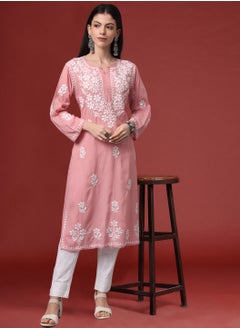 الايا كورتا مودال شيكانكاري مطرزة يدويًا- AL4013  - Image 1