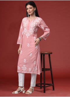 الايا كورتا مودال شيكانكاري مطرزة يدويًا- AL4013  - Image 3