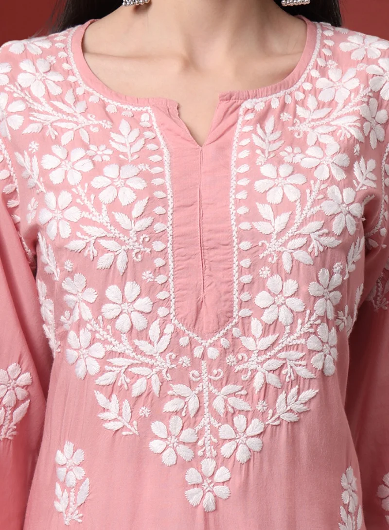 الايا كورتا مودال شيكانكاري مطرزة يدويًا- AL4013