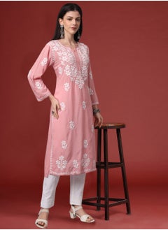 الايا كورتا مودال شيكانكاري مطرزة يدويًا- AL4013  - Image 4