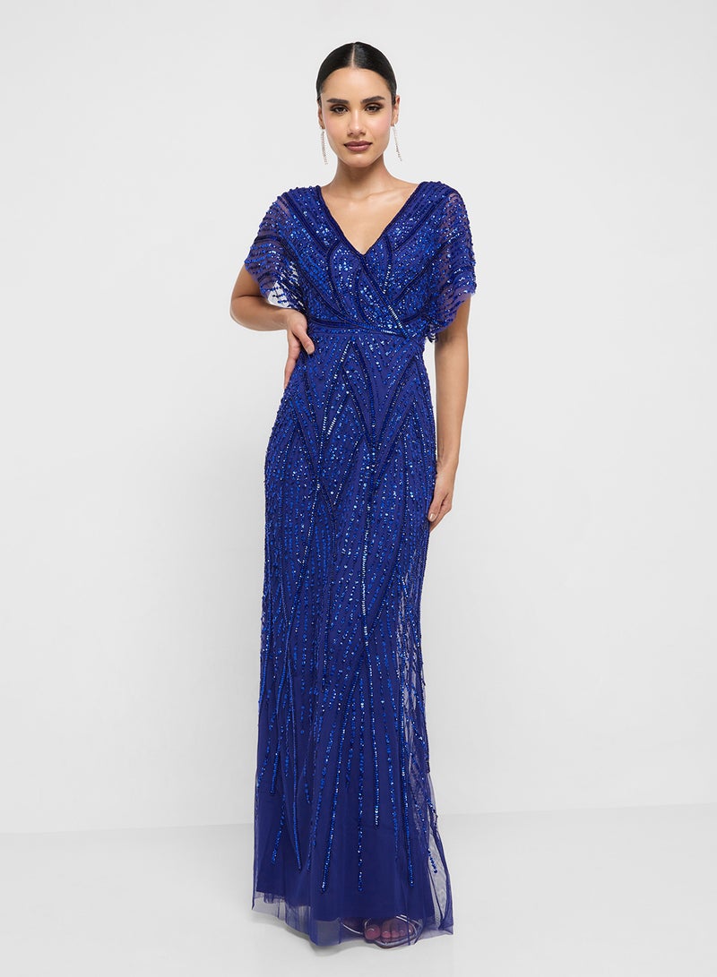 Adrianna Papell Sequin Embellished Dress - Image 1