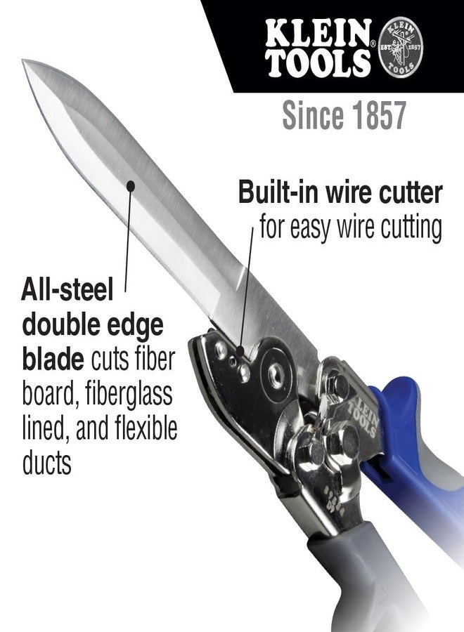 Klein Tools 89554 HVAC Tool, Wire Cutters and Fiberglass, Fiber Board and Flexible Duct Cutters in One - Image 2