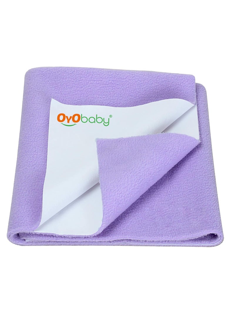 OYO BABY Waterproof Quick Dry Sheet for Baby| Bed Pad | Baby Bed Protector Sheet for Toddler Children (X-Large (200cm x 140cm), Voilet) - Image 1