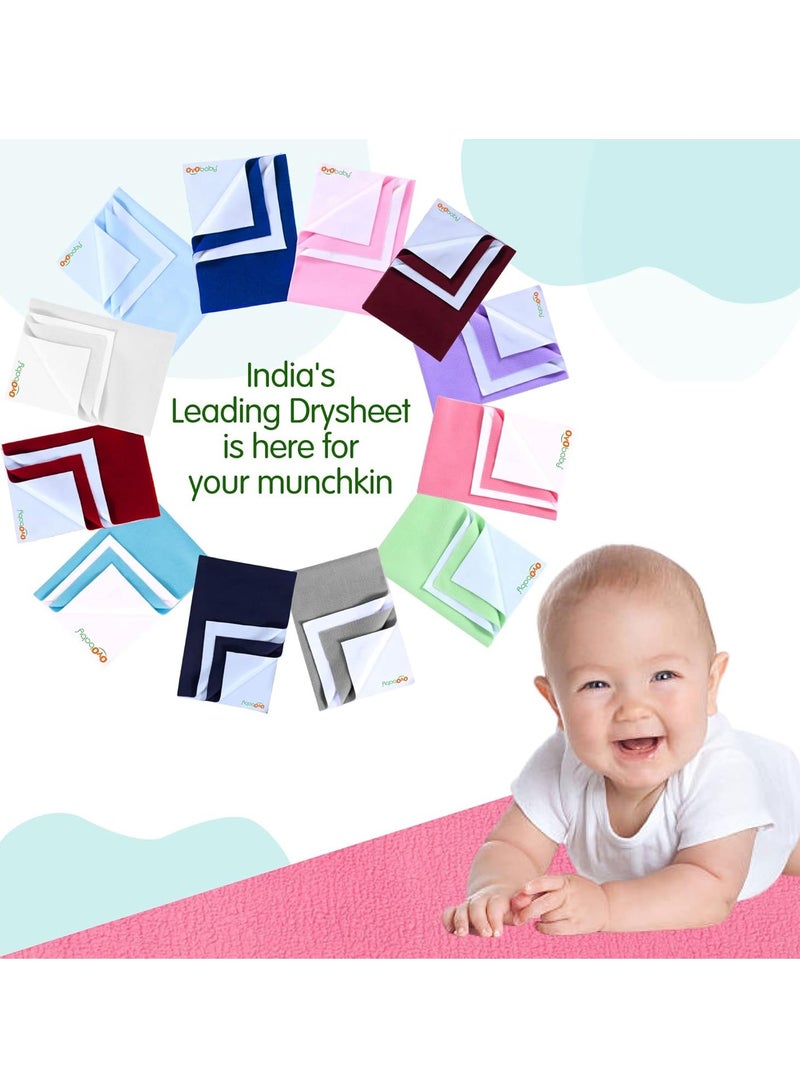 OYO BABY Waterproof Quick Dry Sheet for Baby| Bed Pad | Baby Bed Protector Sheet for Toddler Children (X-Large (200cm x 140cm), Voilet) - Image 5