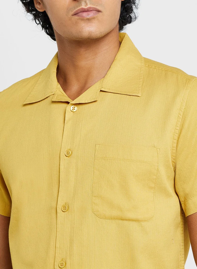 Seventy Five Pure Cotton Casual Double Pocket Shirt