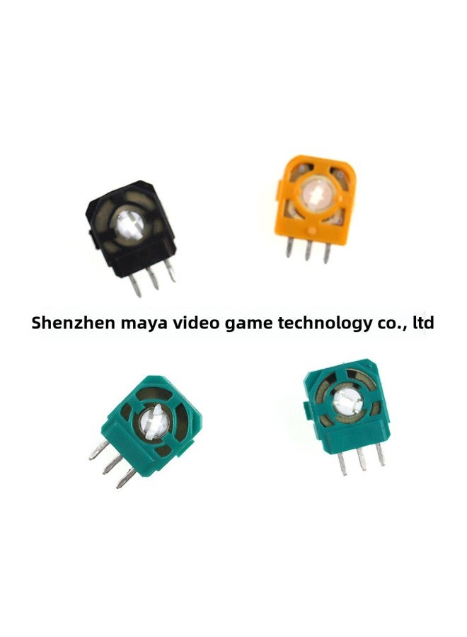 PS4 Handle Rocker Potentiometer Original PS4 Rocker Side XBOX ONE Three-pin Potentiometer Universal-Product Color:Orange White Heart  - Image 2