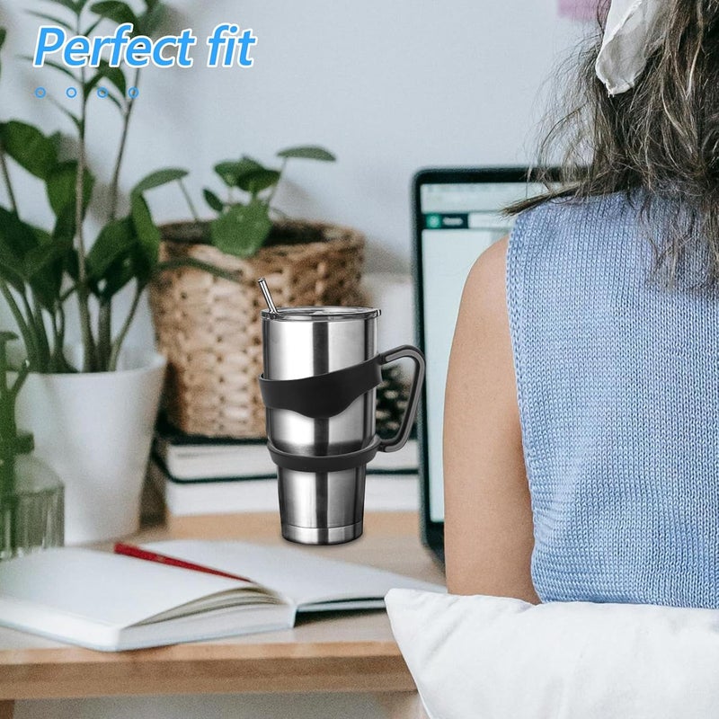 Liquid tight joint Cabilock 30oz Travel Mug Grip Handle for Car Cup Holder, Stainless Steel Insulated Tumbler Handle with Black, Compatible with Automotive Interior Accessories General compatible design Timely planned dispatch Multi item matching Cross product combo compatible Global production standard crafted Suburban residential ship Varied available picks Odor resistant Comfort grip Hot & cold climate compatible Protective coating Trendy economical quality Globally engineered build Dense material Storage burden minimized build Repeated use trusted quality Budget global standard quality Full village delivery cover Demand fit global economical quality Wide range expanded design Different assemble options Assorted trendy color picks Multi-color available build Month-round consistent deliver - Image 3