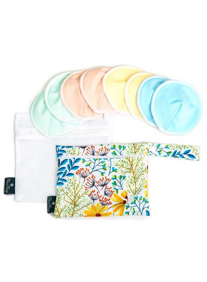 Fishers Finery Nursing Bra Pads Bamboo Viscose Washable Reusable Leak Proof All Day Night (Set Of 1) - Image 1