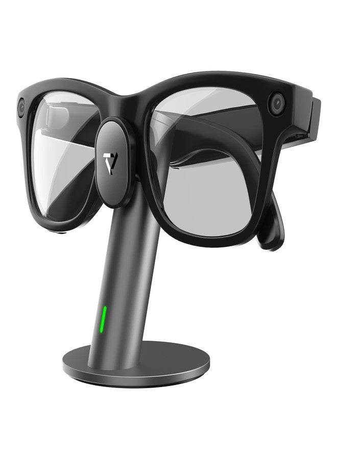 PRISMXR Carina S1 Aluminum Charging Stand, Portable Dock Compatible with Ray-Ban Meta Wayfarer/Headliner/Skyler (Gen 1&2), Carina C2, Not for Oakley, Display and Blayzer - Image 1