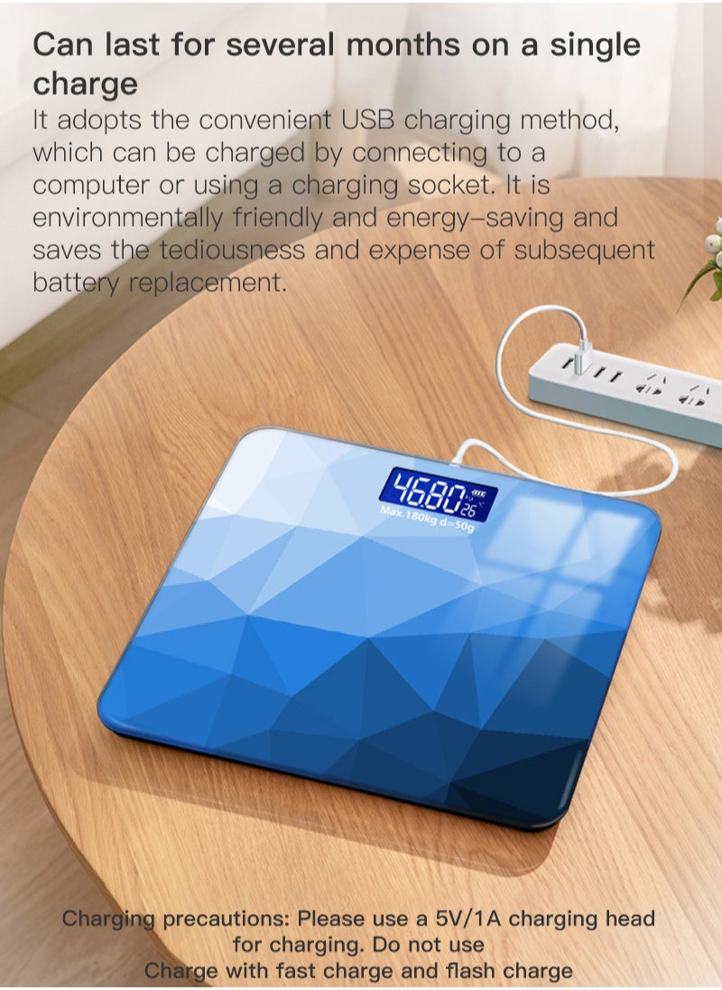 Sharpdo Scale for Body Weight, Digital Bathroom Scales for People, Most Accurate to 0.05lb, Bright LED Display & Large Clear Numbers, Upgraded Quality for the Elderly Safe Home Use, 180KGV  - Image 4