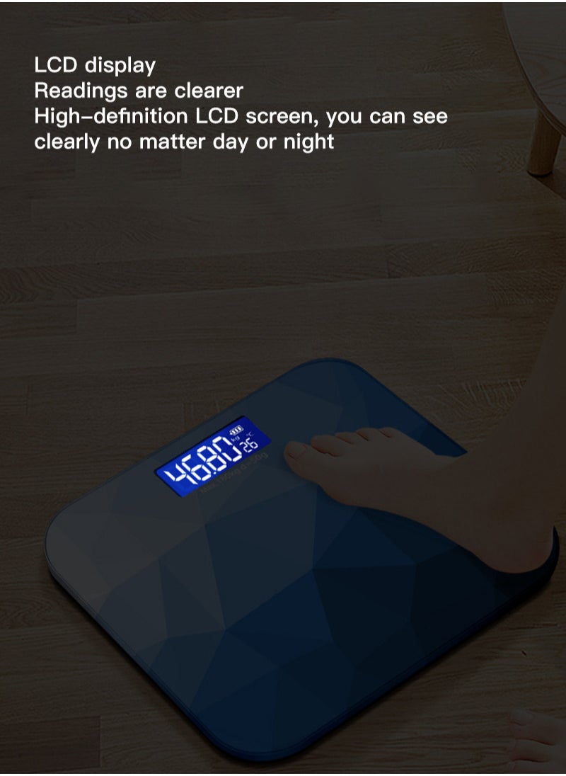 Sharpdo Scale for Body Weight, Digital Bathroom Scales for People, Most Accurate to 0.05lb, Bright LED Display & Large Clear Numbers, Upgraded Quality for the Elderly Safe Home Use, 180KGV  - Image 3