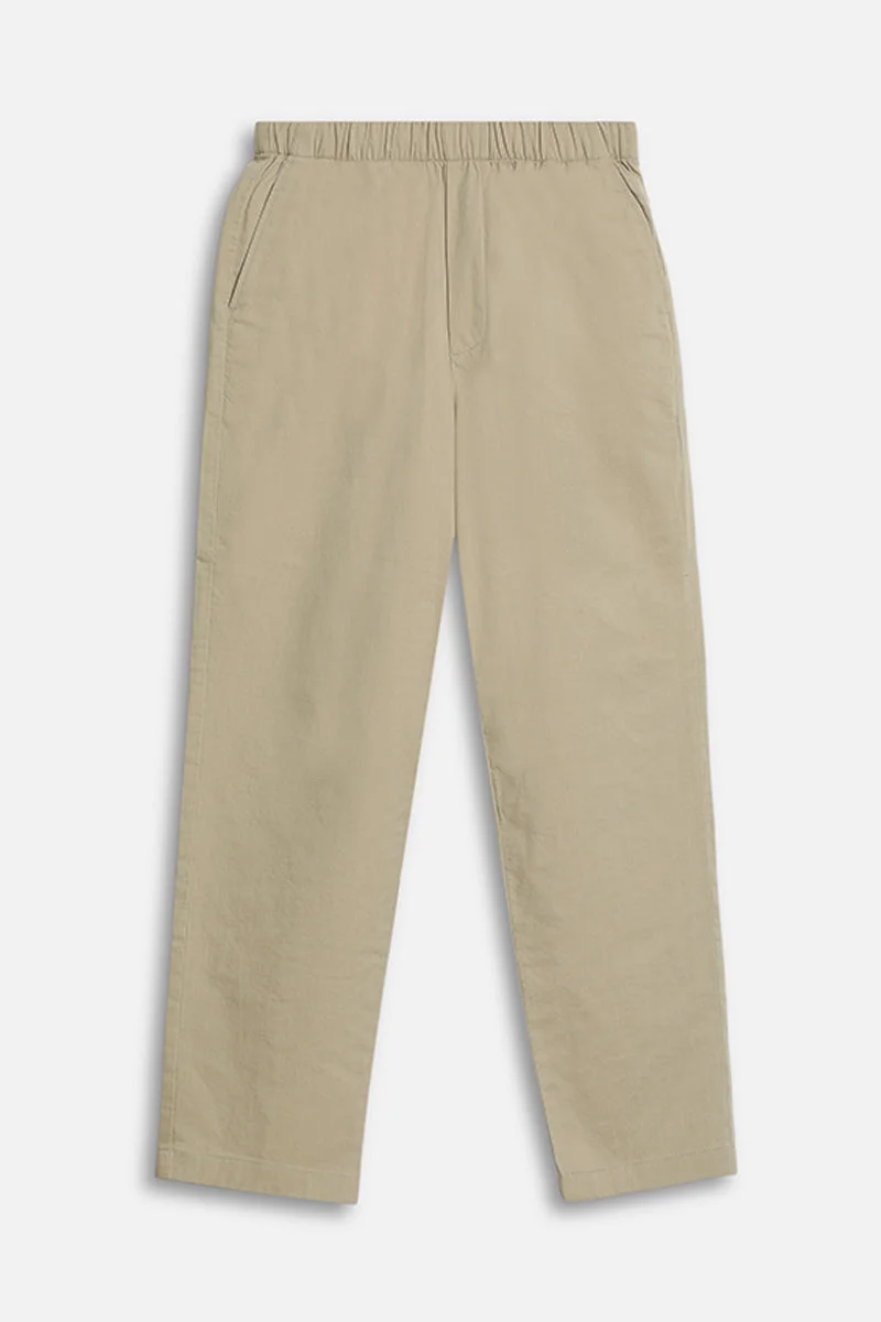 SNITCH Beige Beige Solid Relaxed Casual Trousers for Men | Best Price UAE