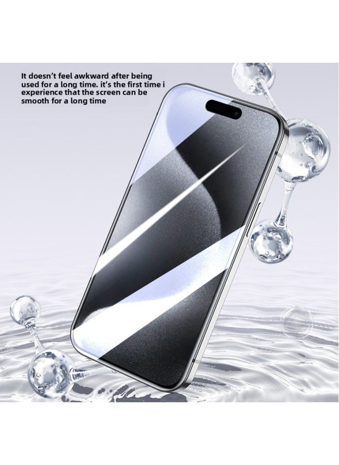 Generic - For Iphone 16promax Tempered Film 15plus Anti-peep Film 13pro Anti-blue Light 14 Seconds Paste 11 Matte 12-Color:Soft Box Dust Collector-HD-Size:For Iphone 15plus - Image 1