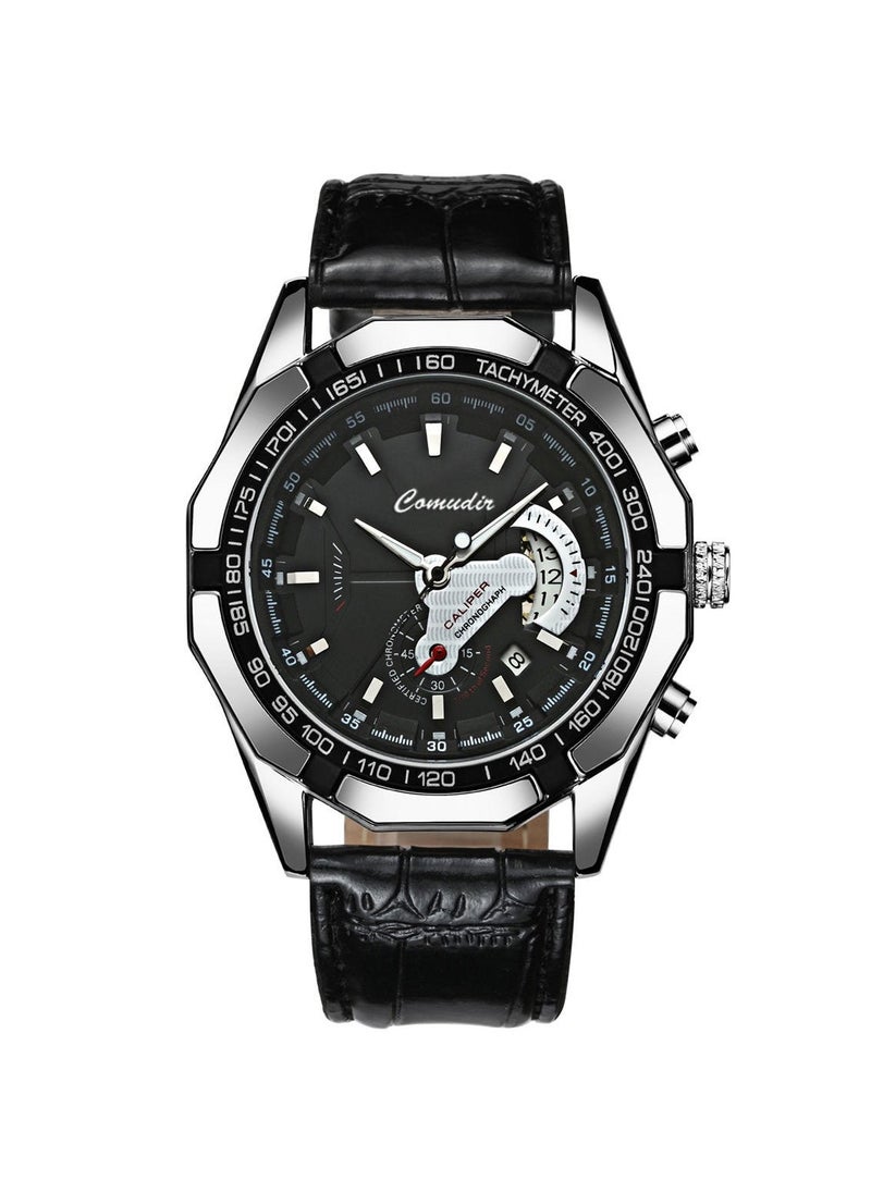Generic - A generation of automatic movement watch men's calendar waterproof luminous non-mechanical watch large dial cross-border new - Image 1